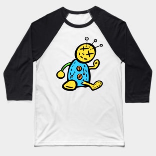 Voodoo Cartoon Doll Freaky Pin Joe Baseball T-Shirt